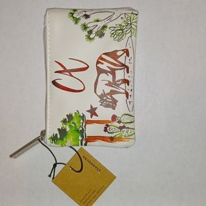 Starbucks California Zip Card Case Coin Purse Keyring Keyholder Chain
